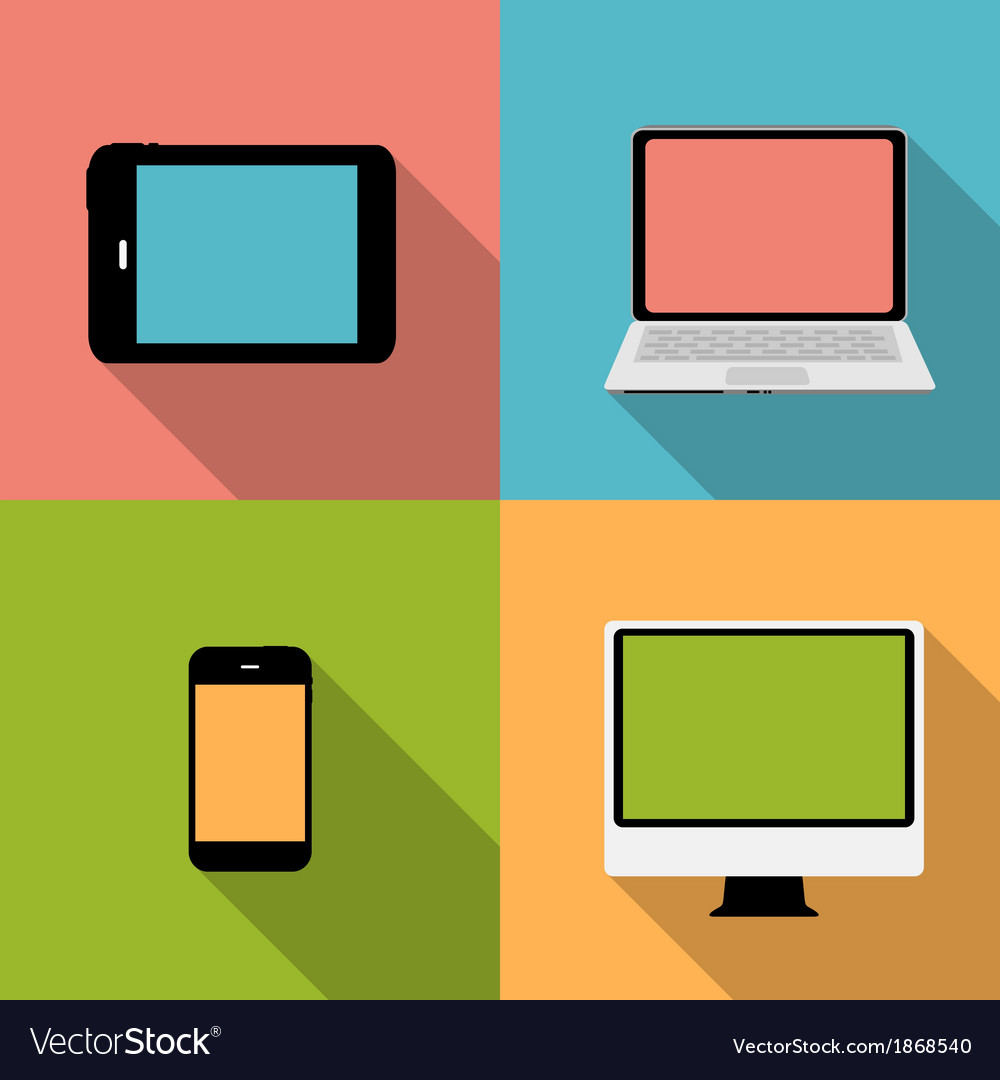 Computing concept on different electronic devices