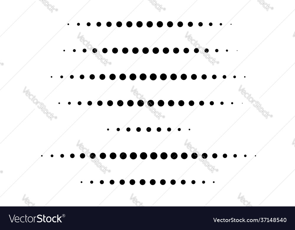 Dot circles dotted lines abstract design element Vector Image Dot circles dotted lines abstract design element