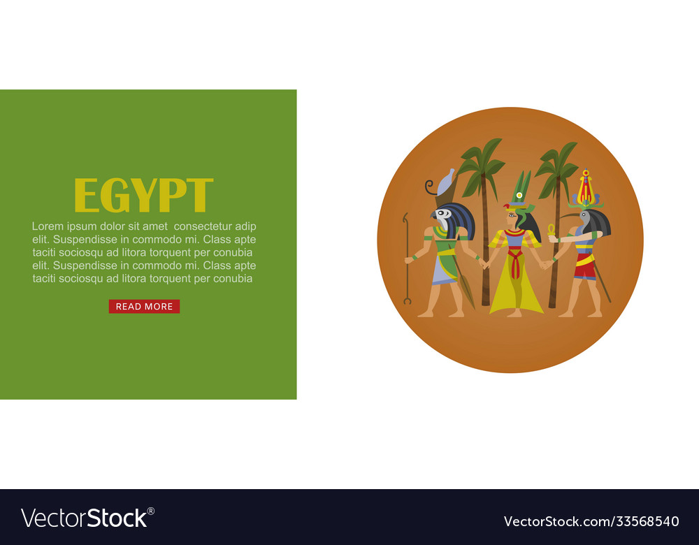 Egypt travel banner architecture design culture