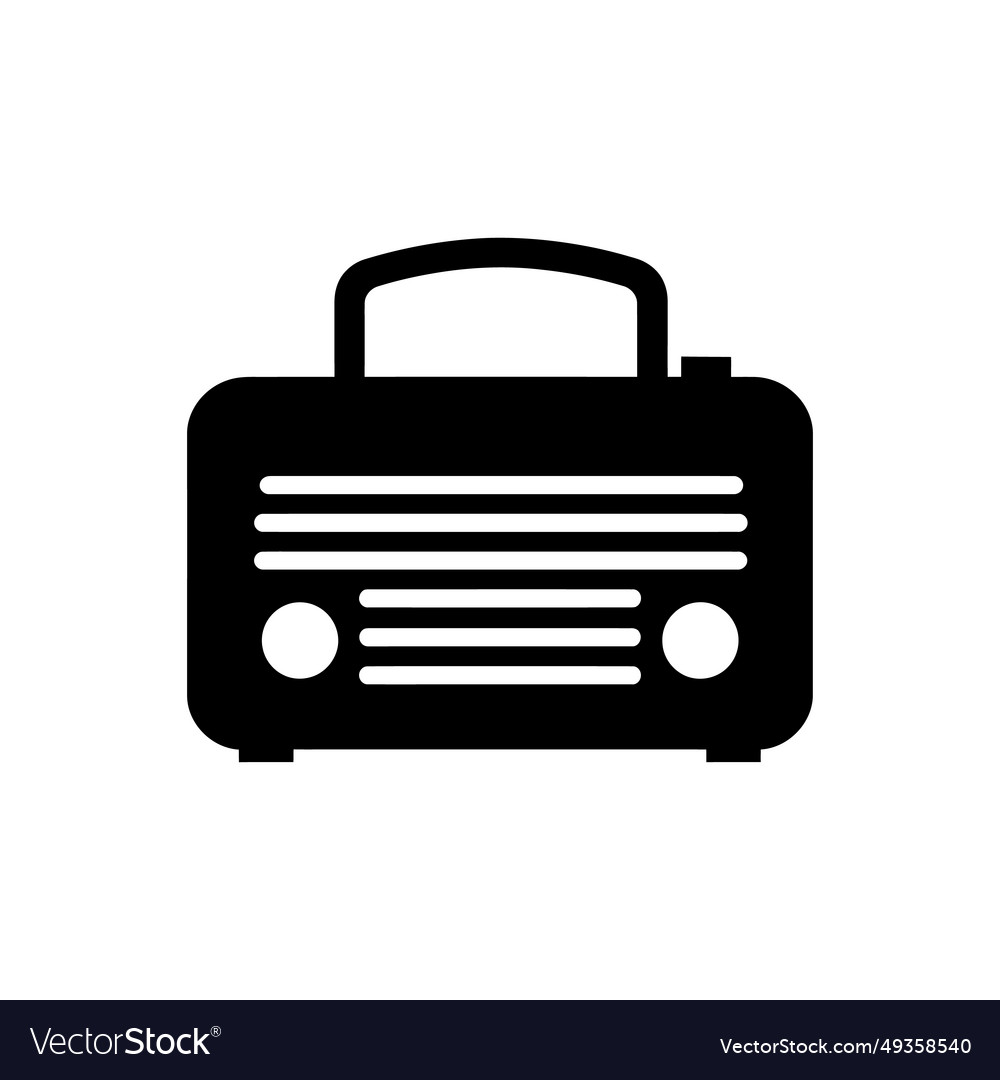 Emergency radio icon - simple