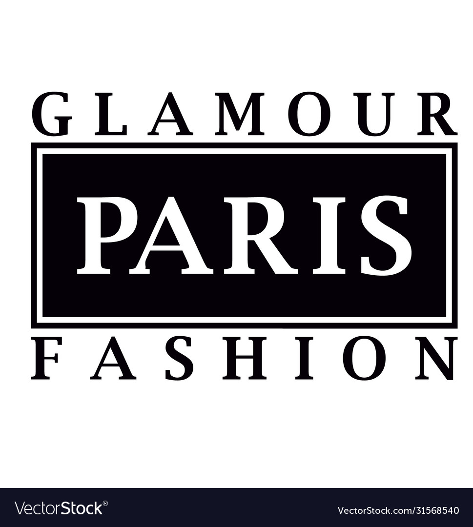 Glamour paris fashion black denim