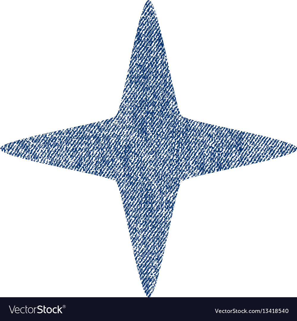 Sparkle star fabric textured icon