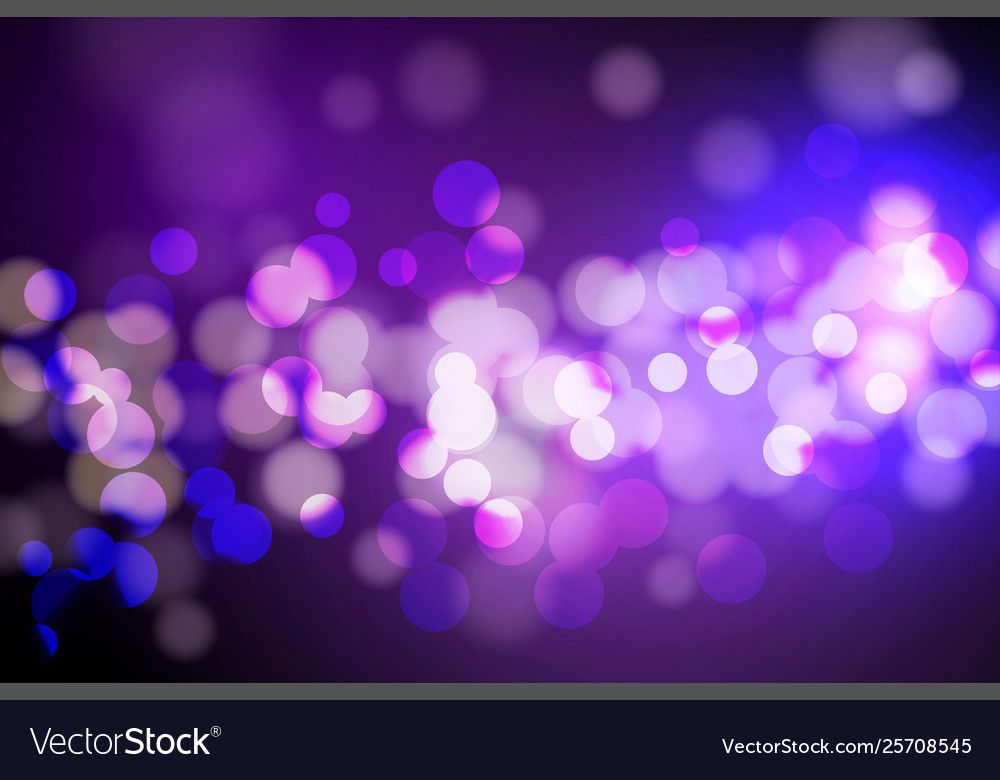 Abstract circle blurred bokeh lights and glitter