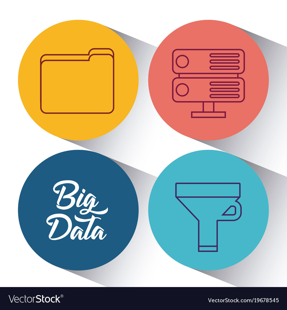 Big data design concept