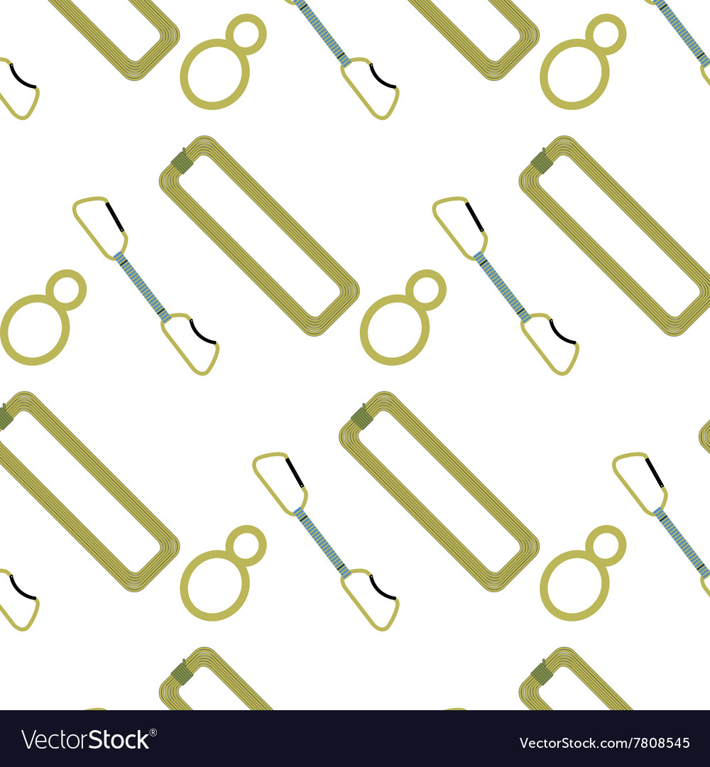 Climbing pattern belay device rope and quickdraw