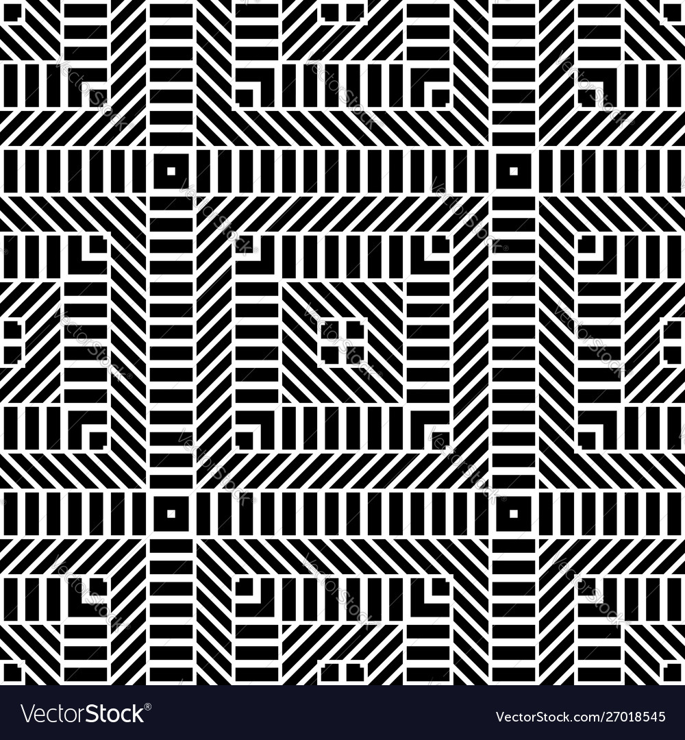 Design seamless monochrome square pattern
