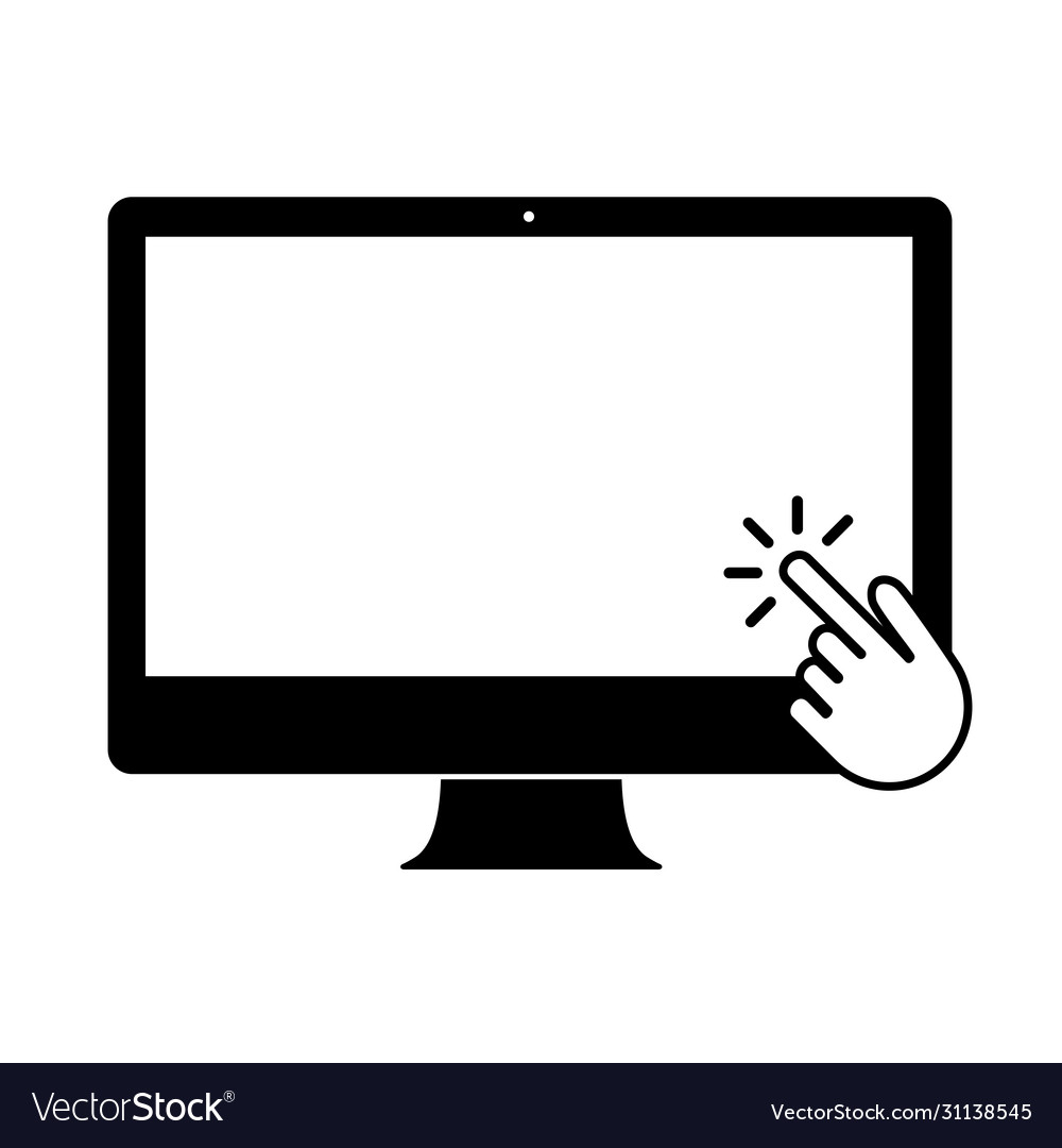 Digital technology concept computer mouse click