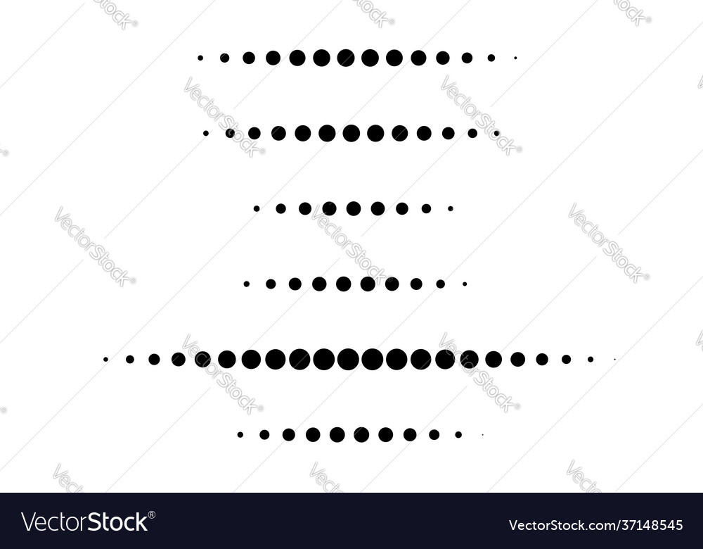 Dot circles dotted lines abstract design element vector image Dot circles dotted lines abstract design element