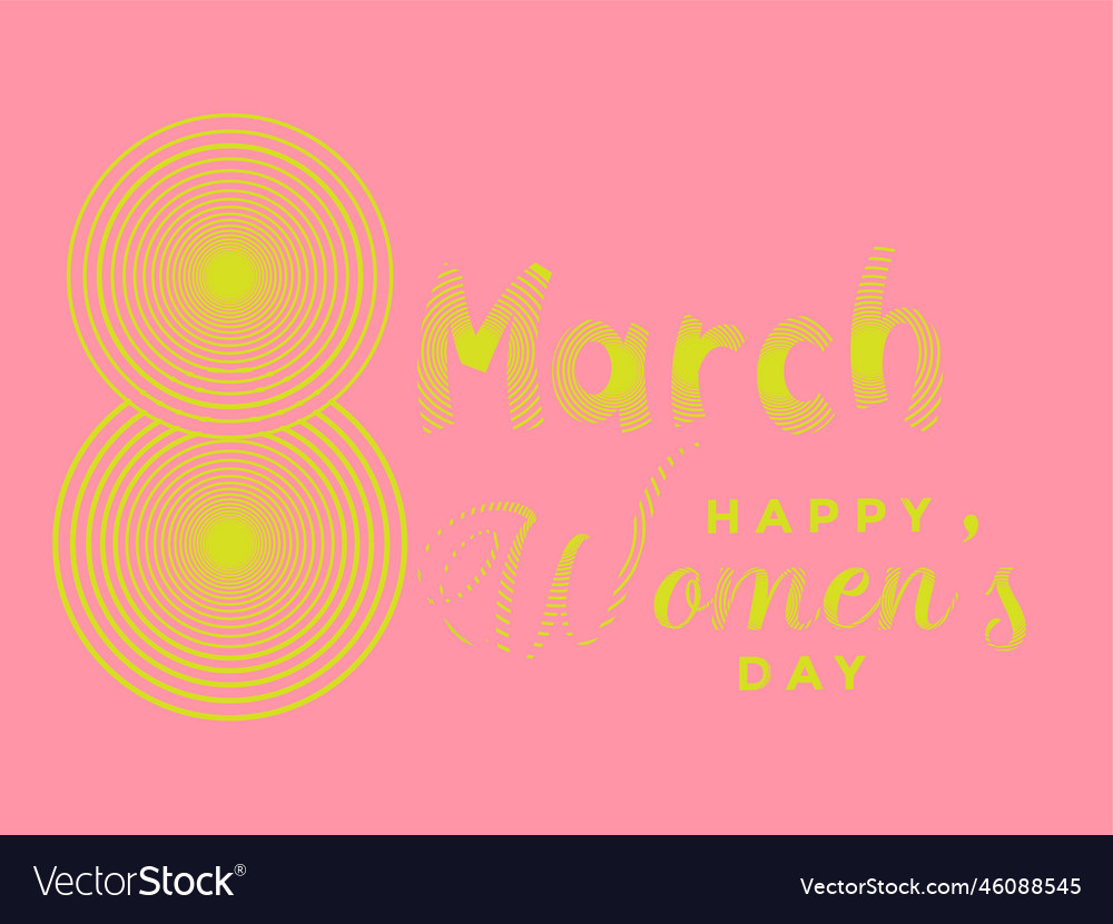 Internationale Frauen Tag 8 März Vorlage vector image Internationale Frauen Tag 8 März Vorlage