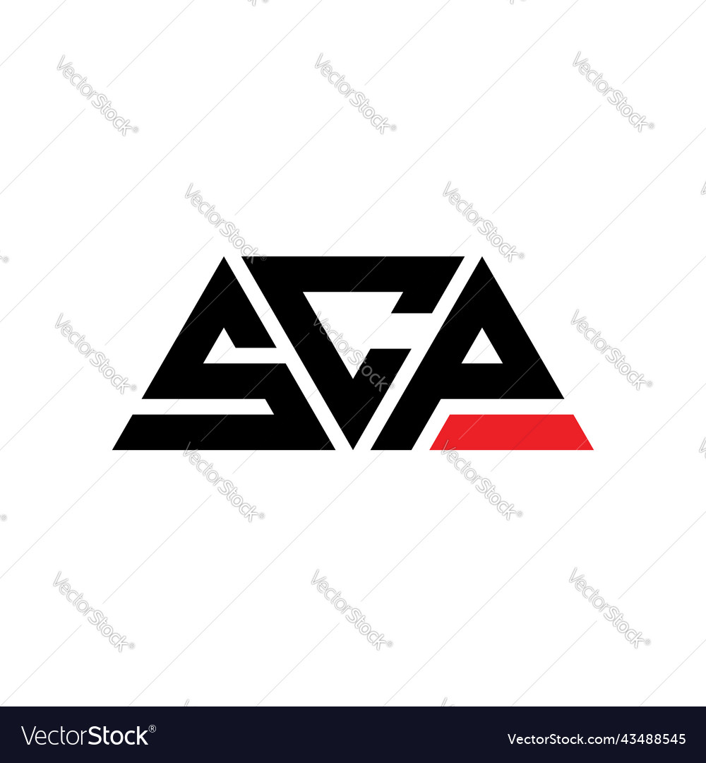 Elegant SCP Logo Design, Stock vector