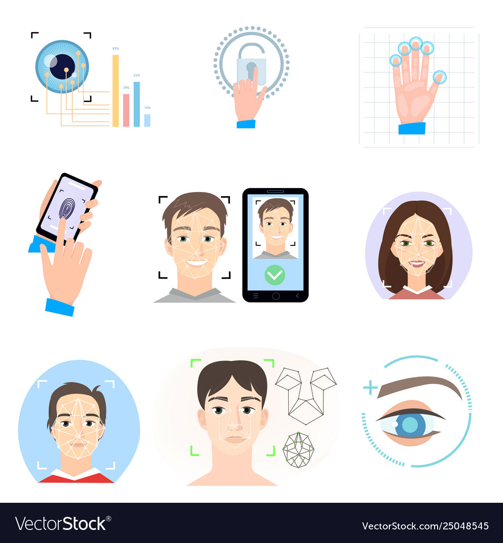 Set different biometric security and part