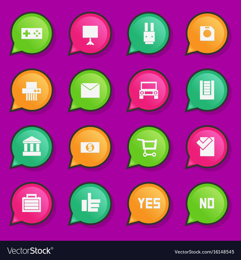 Universal flat icons for web and mobile