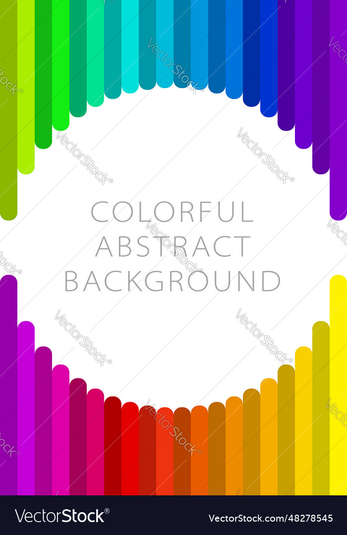 Vertical lines with rounded ends colorful vector image Vertical lines with rounded ends colorful