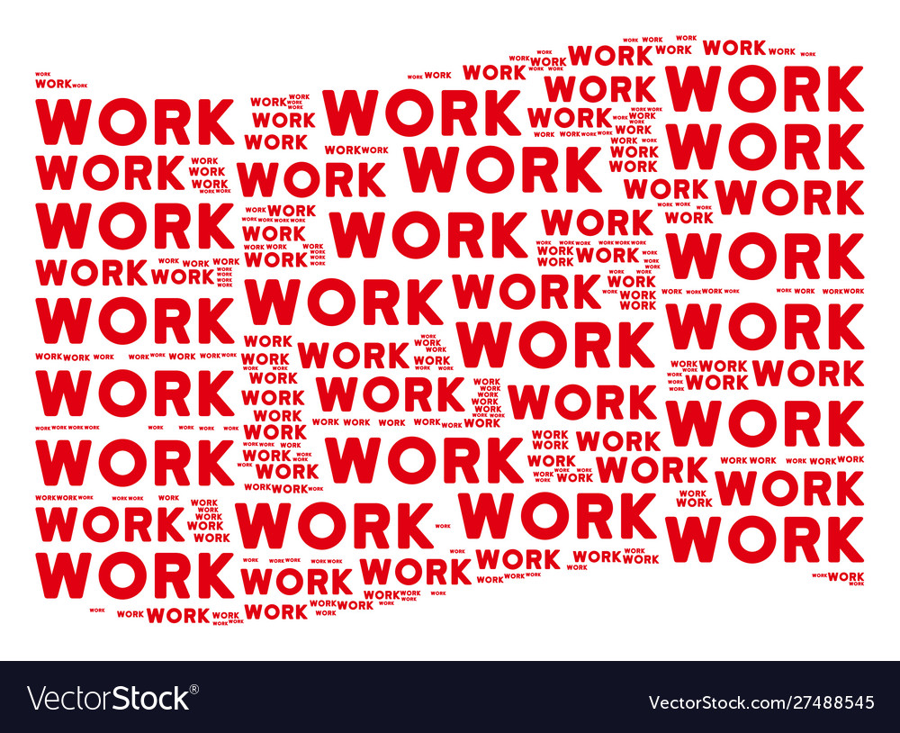Waving red flag pattern work text items vector image Waving red flag pattern work text items