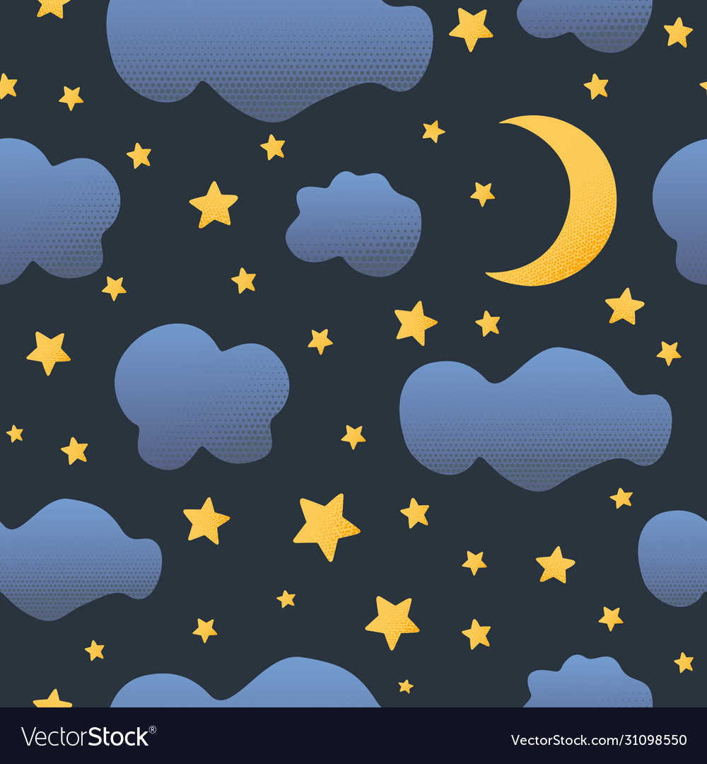 Night Sky Background Cartoon