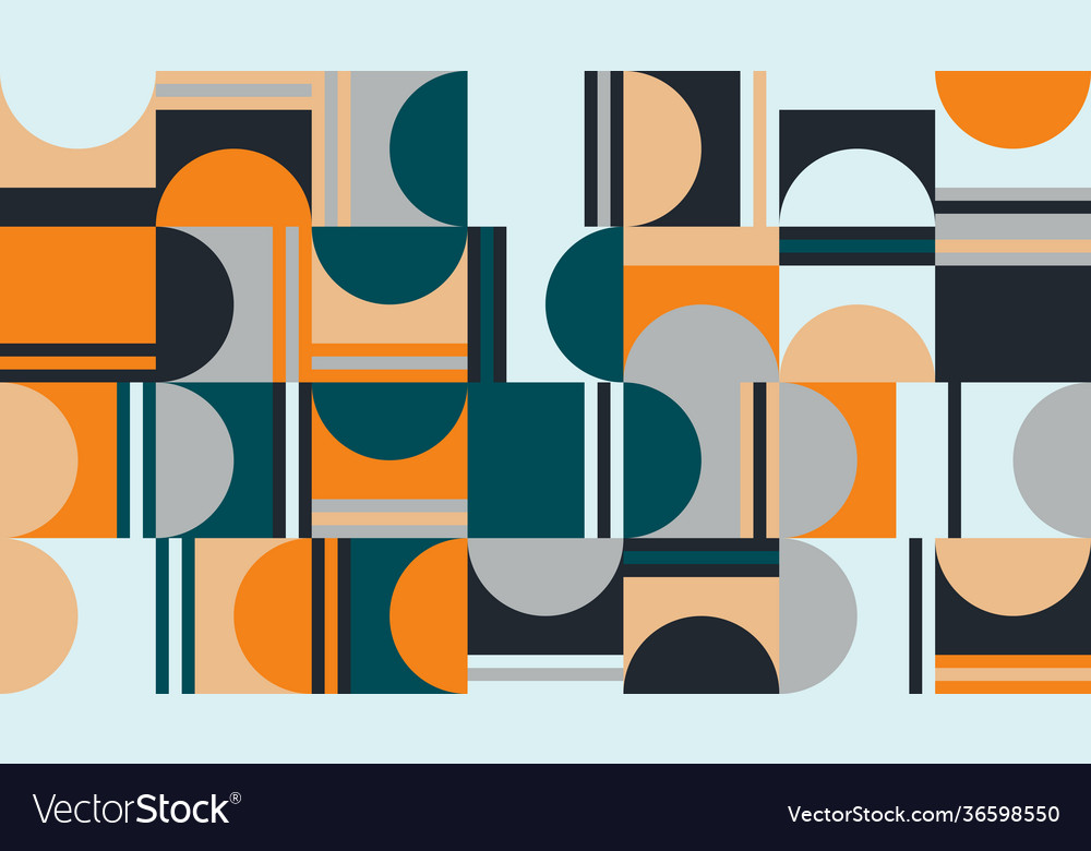Deconstructed abstract pattern design vector image Deconstructed abstract pattern design