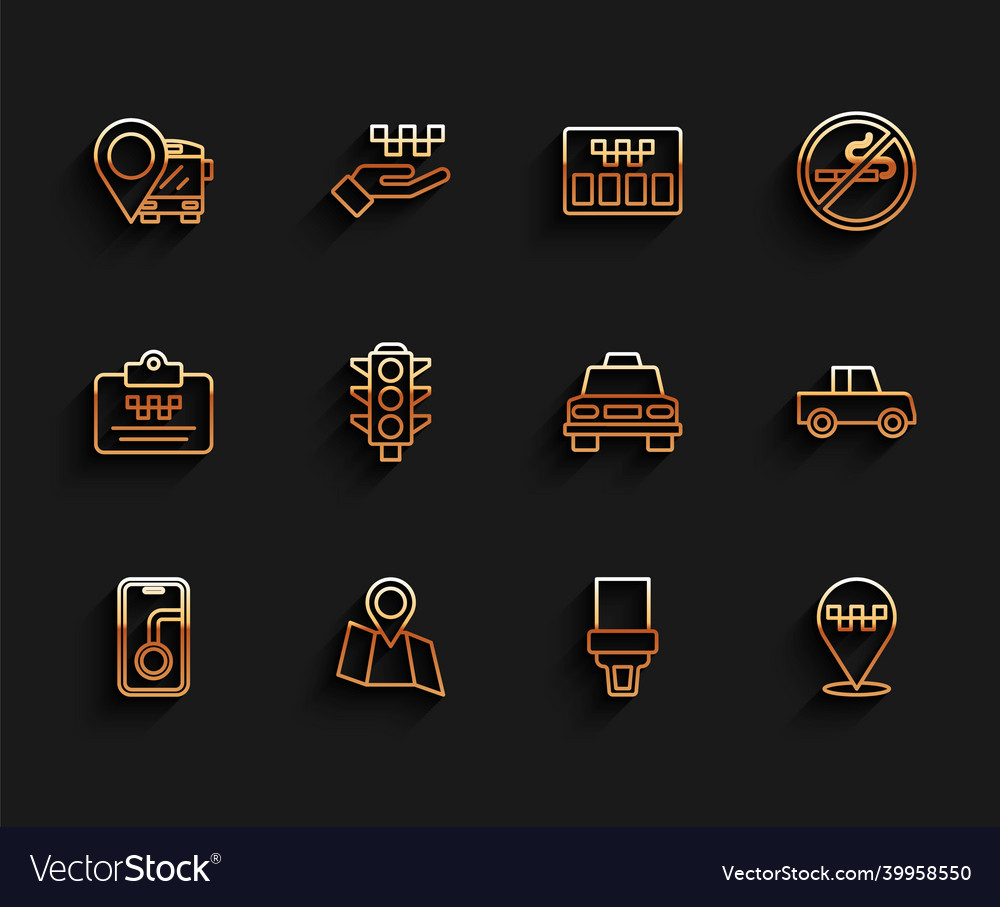 Set line city map navigation folded with location vector image Set line city map navigation folded with location