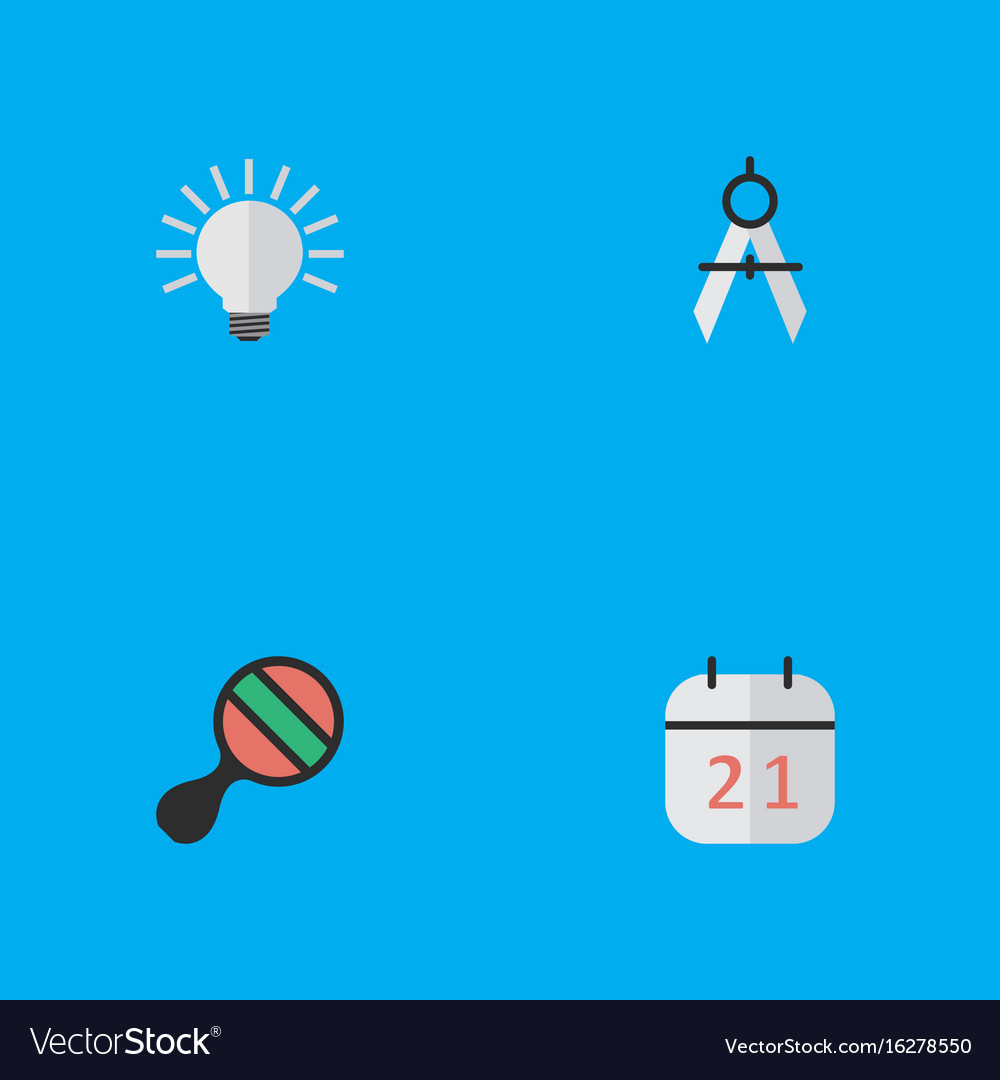 Set of simple knowledge icons