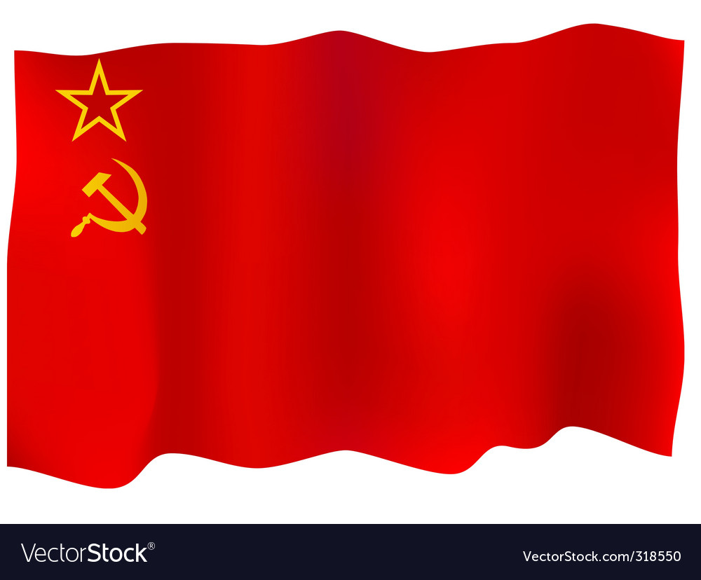 Soviet Flag 3D Render