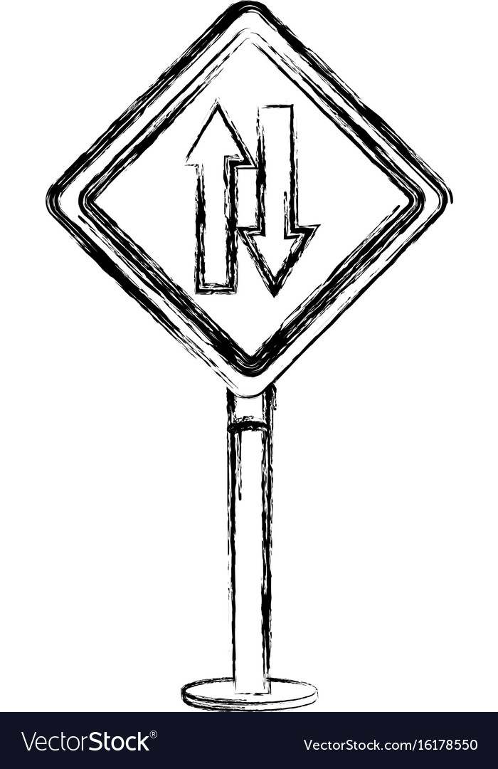 Traffic signal double via
