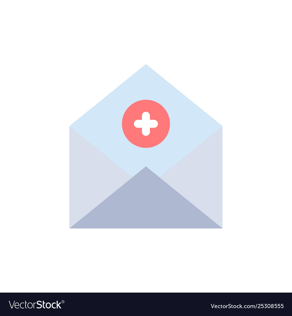 Add add-mail communication email mail flat color