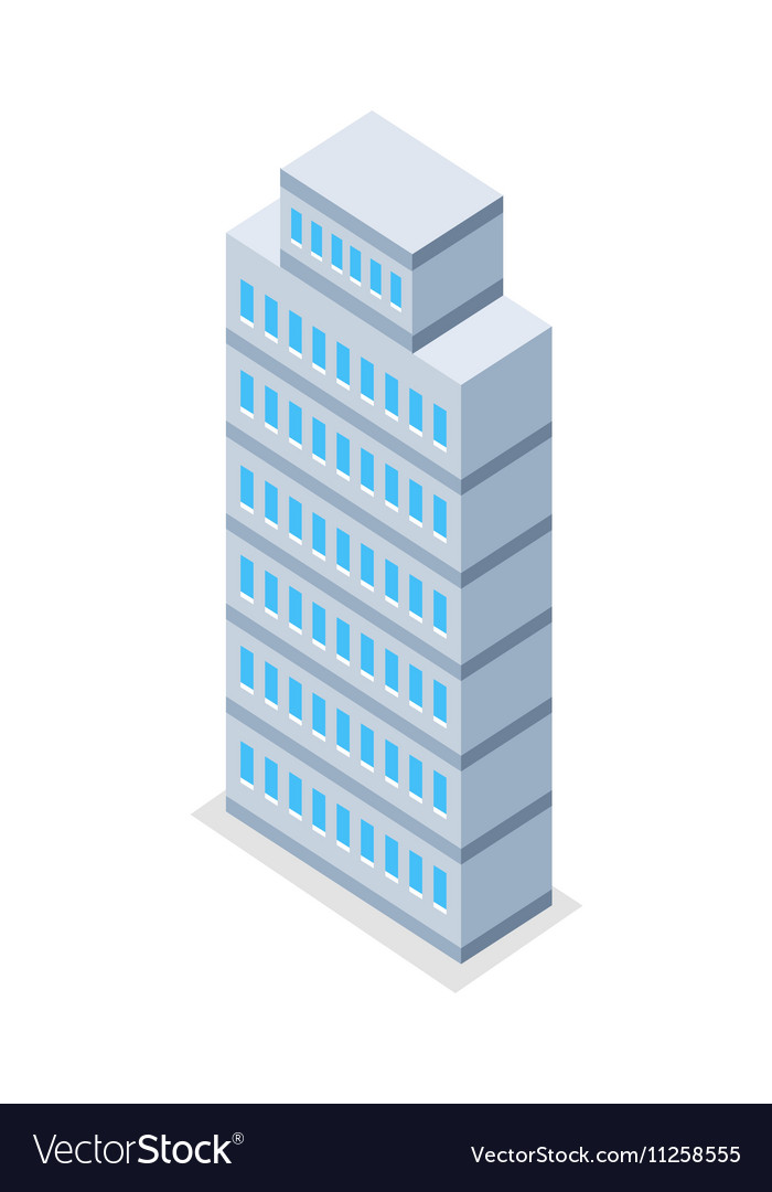 Skyscraper in isometric projection