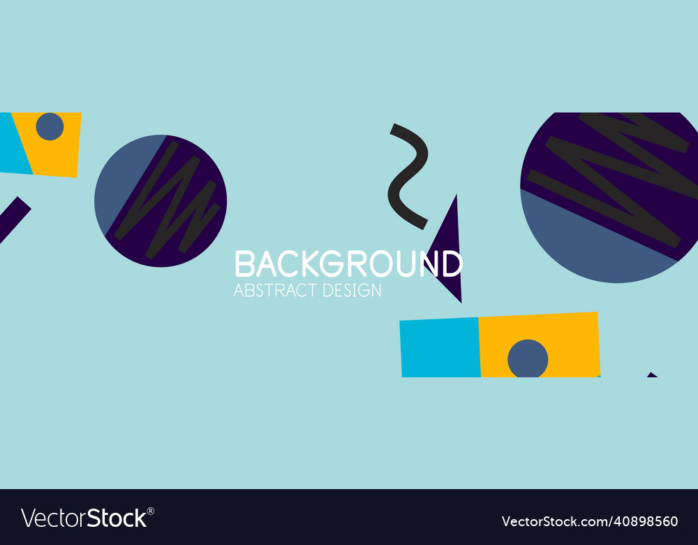 Abstract background blocks lines triangles vector image Abstract background blocks lines triangles