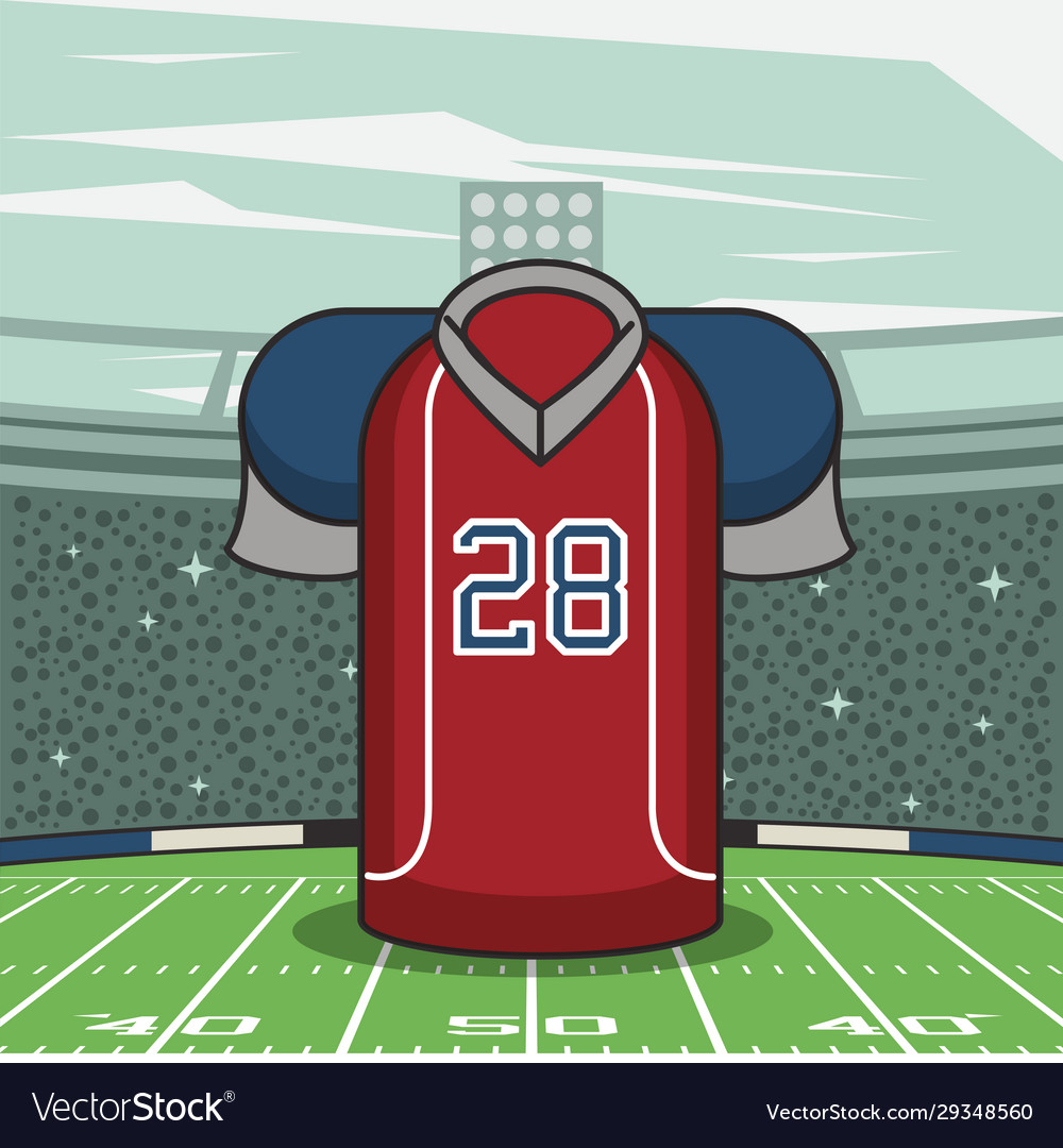 American Footnball Sport Ausrüstung isolierte Ikone
