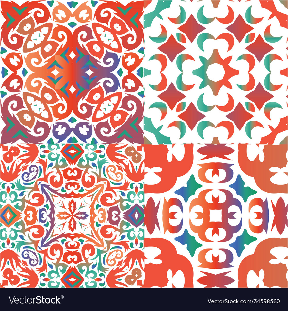 Antique mexican talavera ceramic Royalty Free Vector Image