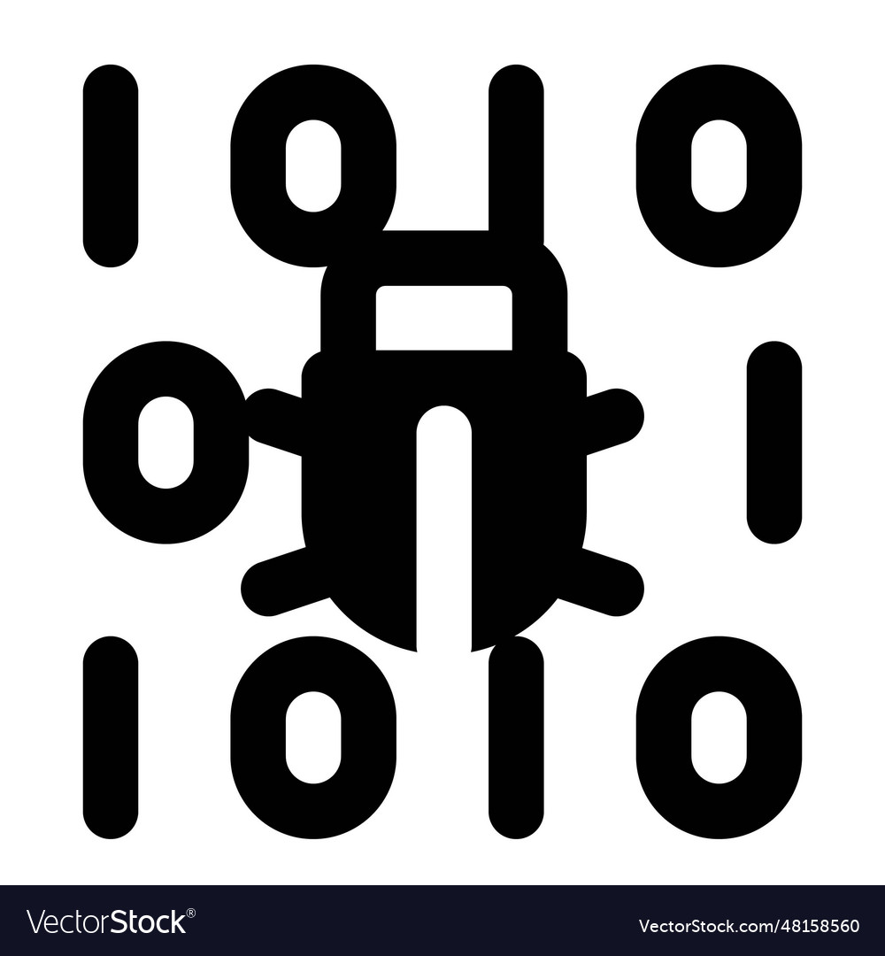 bug-find-in-binary-code-search-royalty-free-vector-image