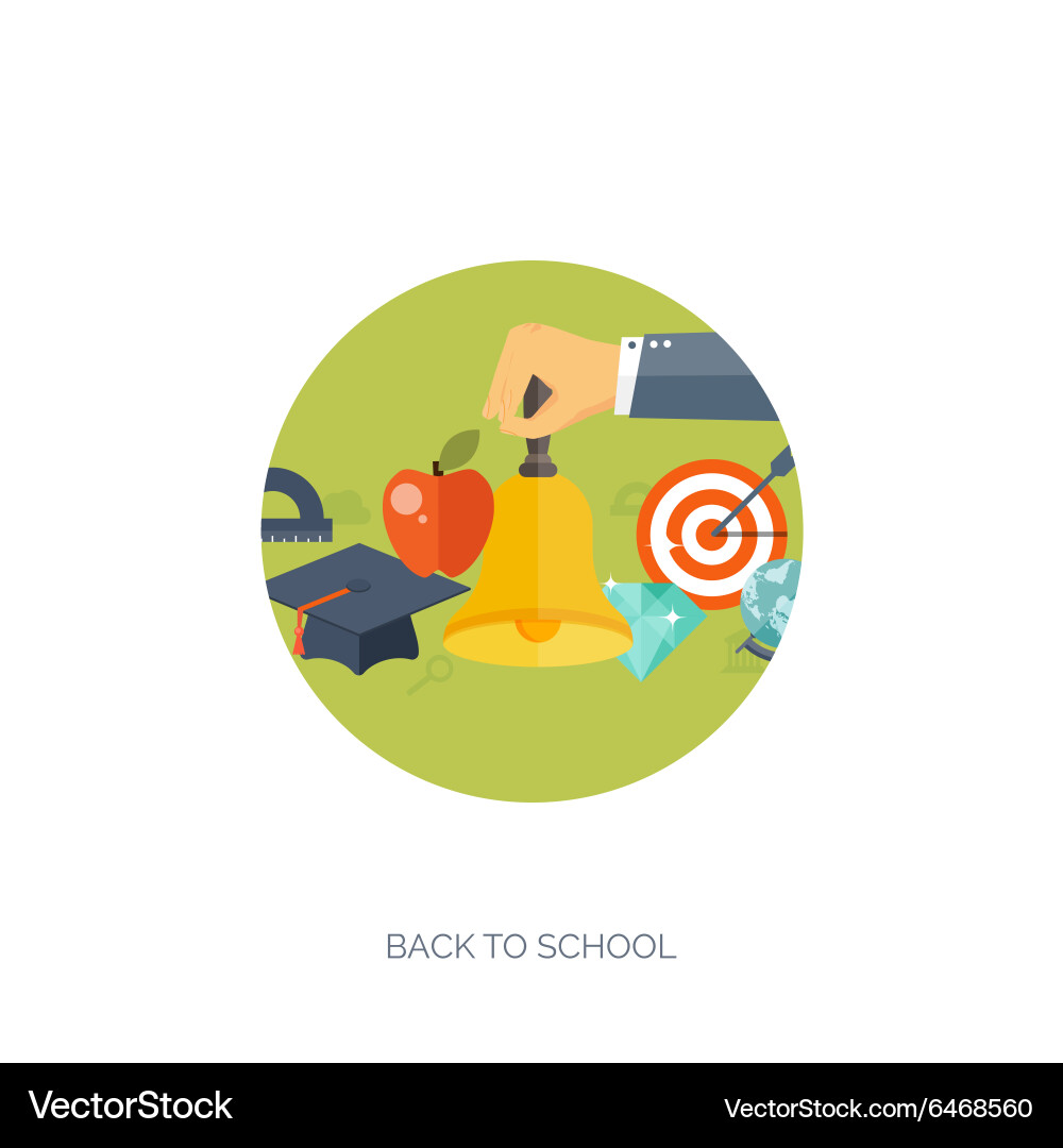 Flat Backgrounds Set Royalty Free Vector Image