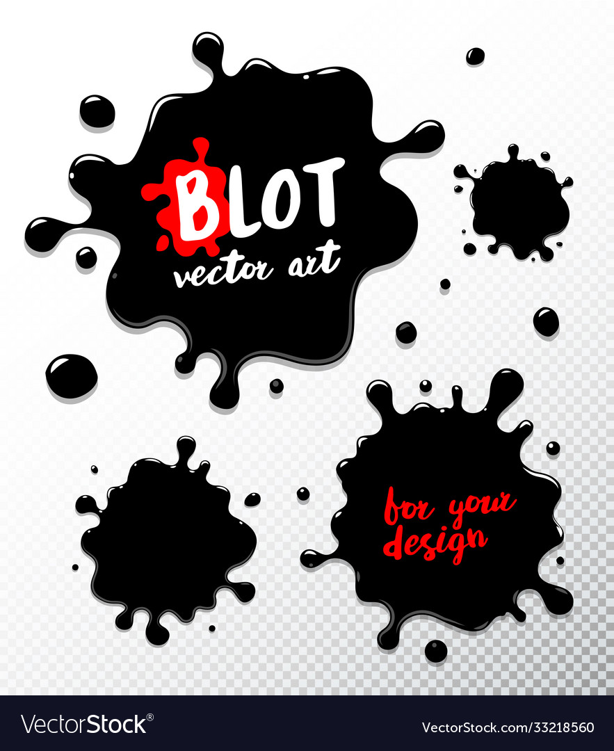 Ink Blots & Splatters - Grunge Effect