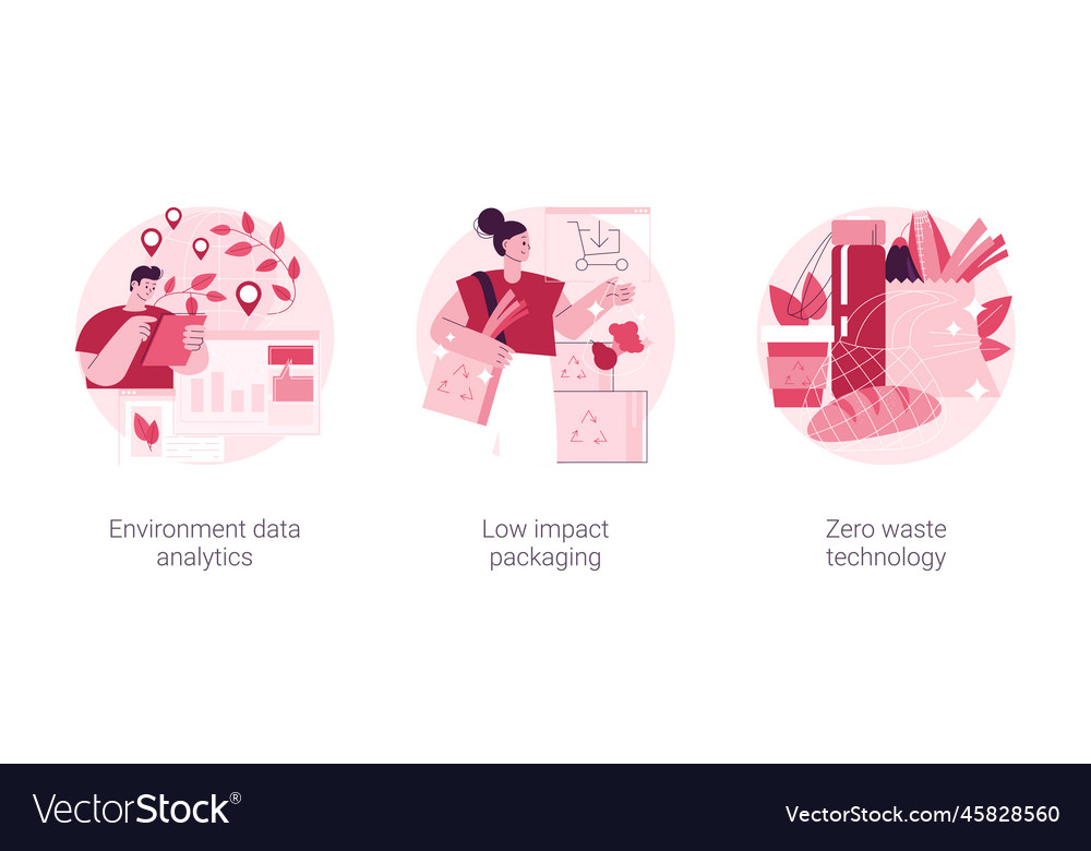 Reuse reduce recycling abstract concept vector image Reuse reduce recycling abstract concept