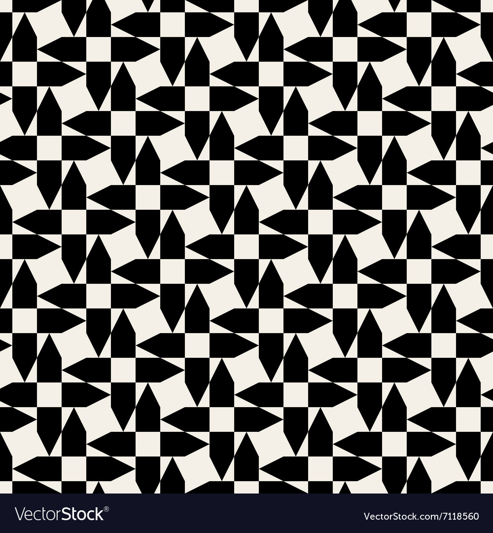 Seamless arrow shape geometric pattern
