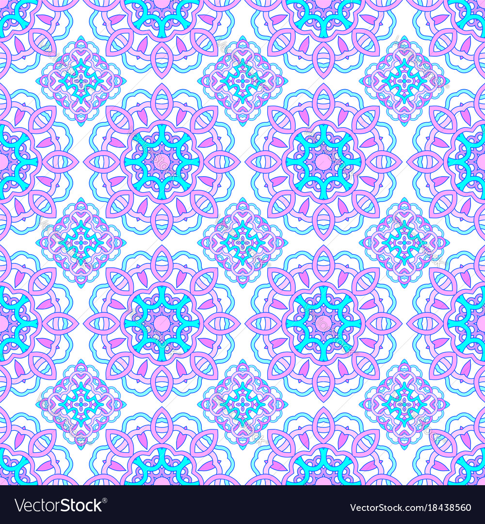 Seamless pattern from abstract elements