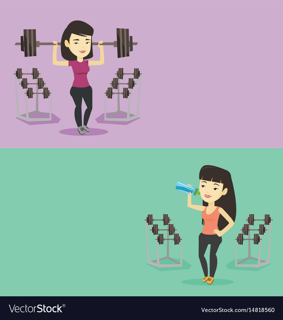 Two lifestyle banners with space for text