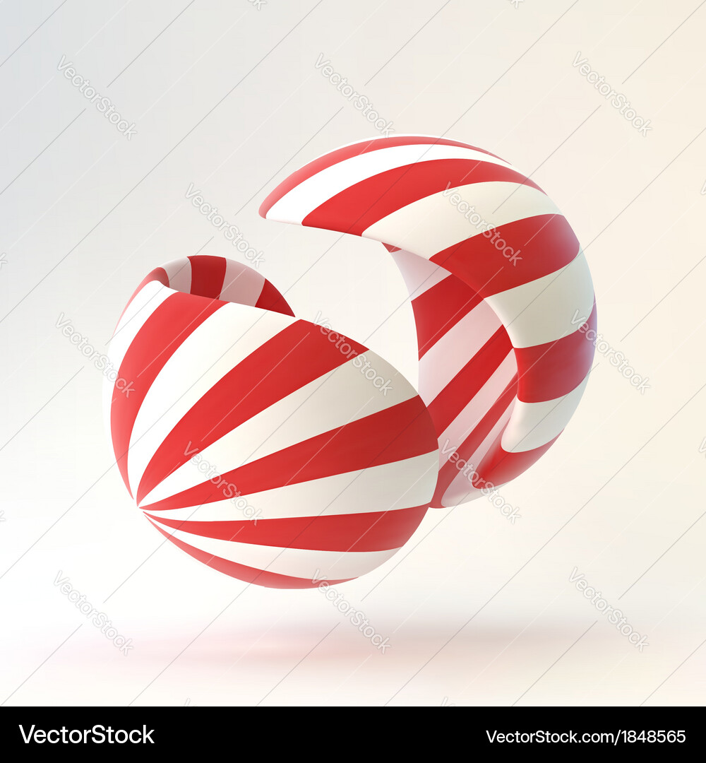 3d abstract Royalty Free Vector Image - VectorStock