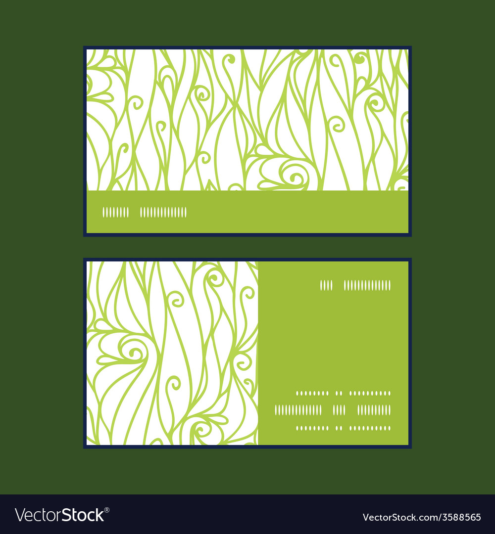 Abstract swirls texture horizontal stripe frame