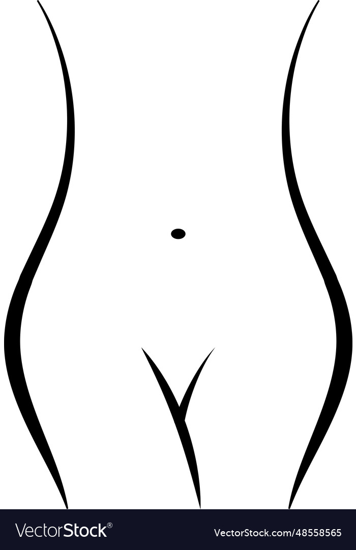Female figures hips fat process losing weight