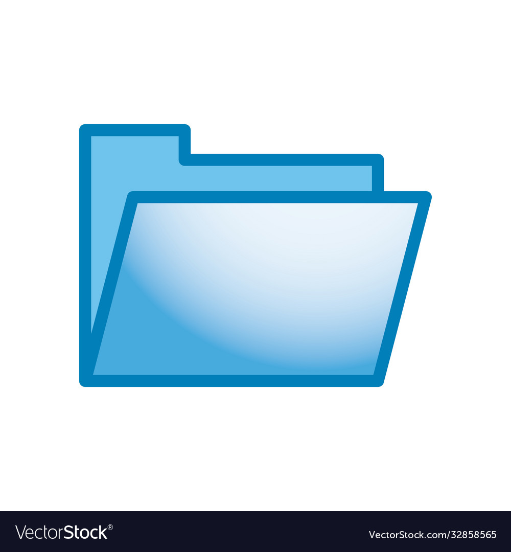 File line and gradient style icon design vector image File line and gradient style icon design