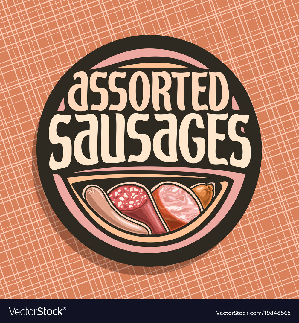 Logo for sausage Royalty Free Vector Image - VectorStock