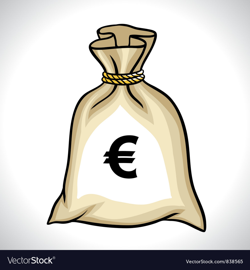 Geldbeutel mit Euro Symbol
