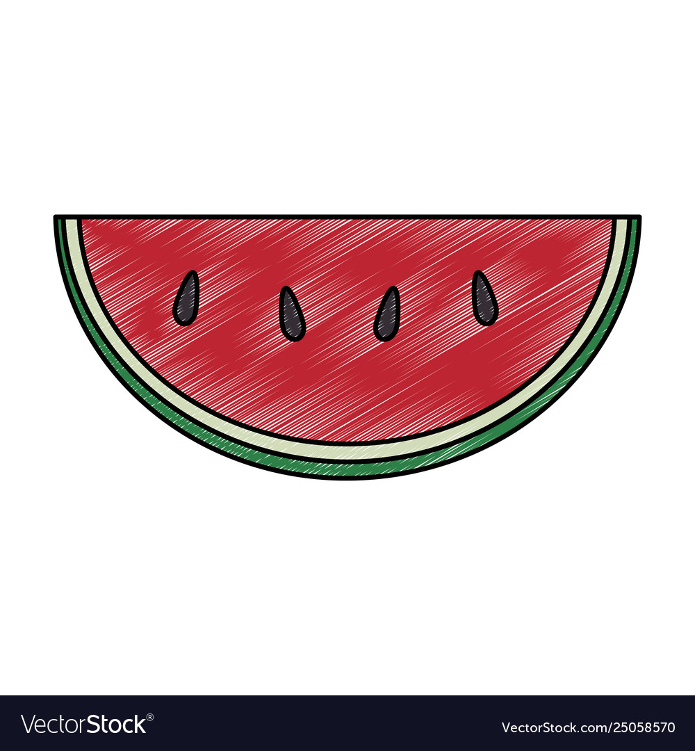 Frische Wassermelone Obst-Ikone