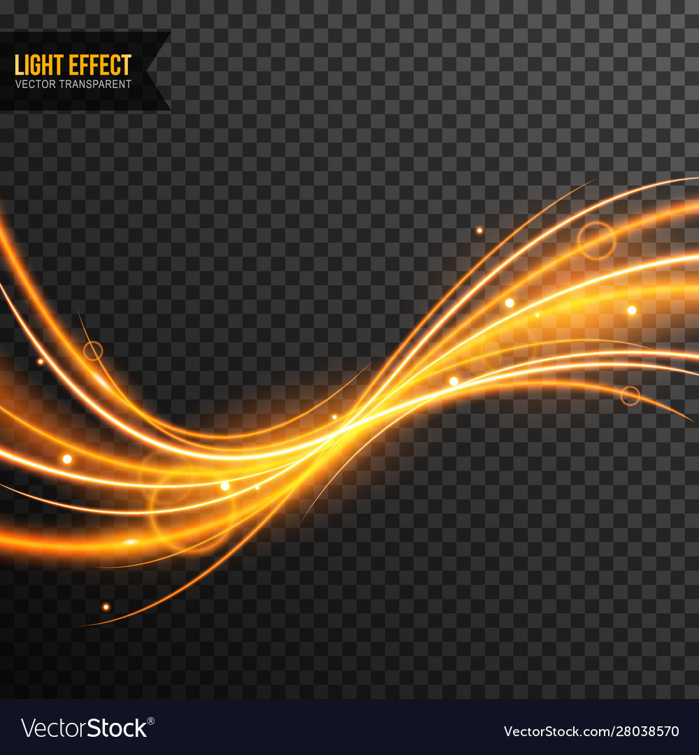 Light effect transparent with line swirl vector image Light effect transparent with line swirl