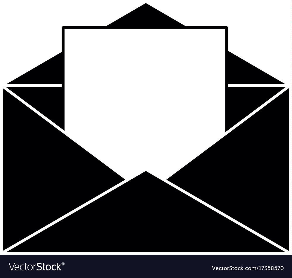 Mail envelope isolated icon Royalty Free Vector Image