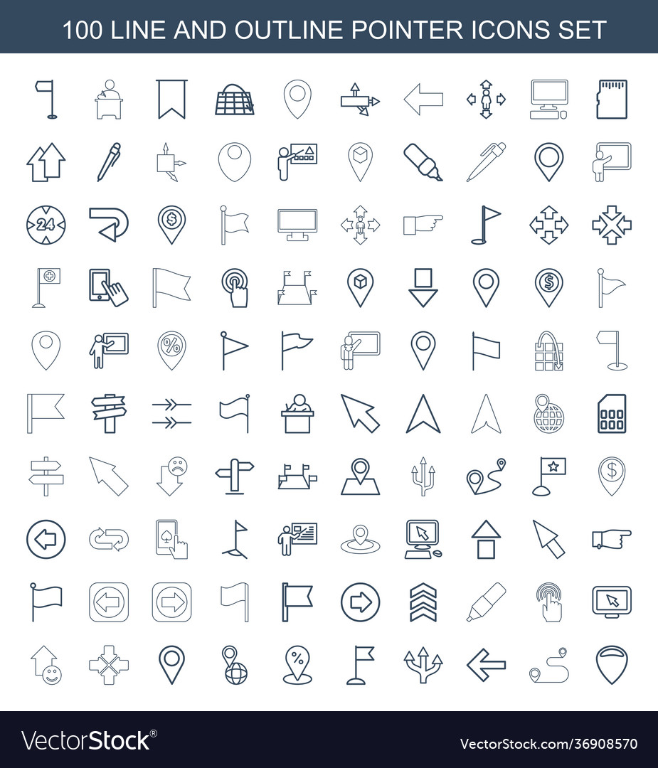Pointer icons