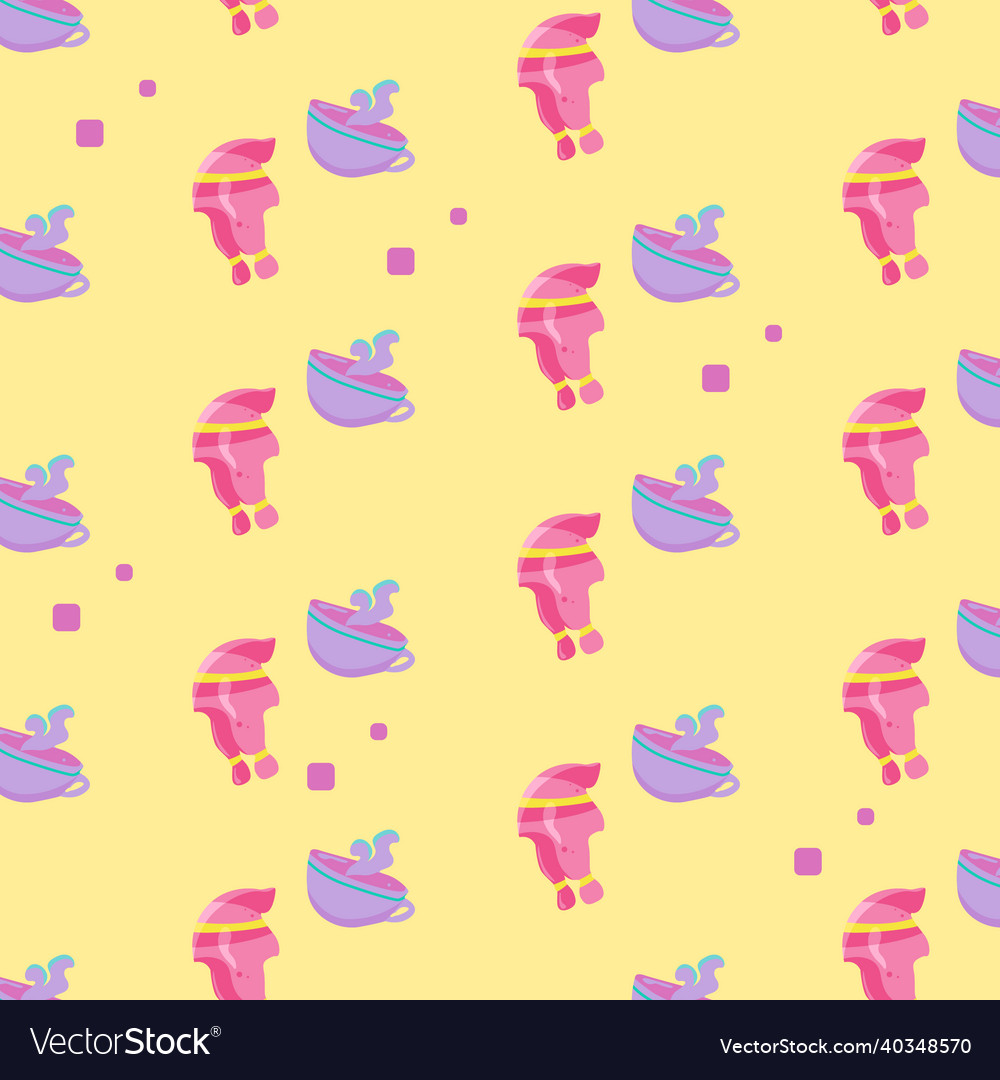 Seamless pattern winter icon design 03
