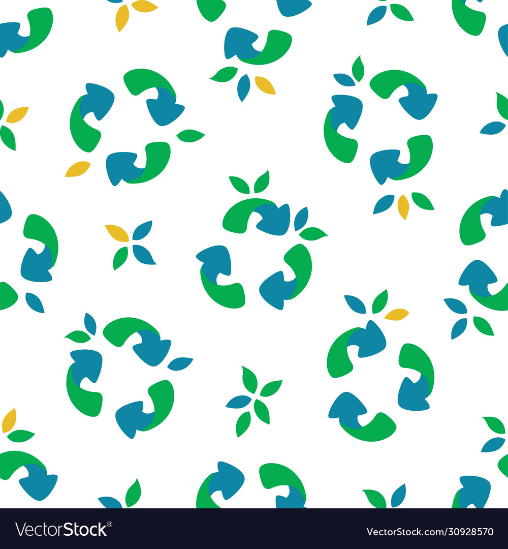 Seamless pattern with symbol recycling