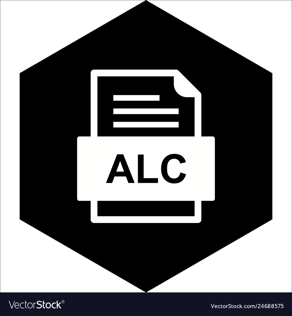 Alc file document icon