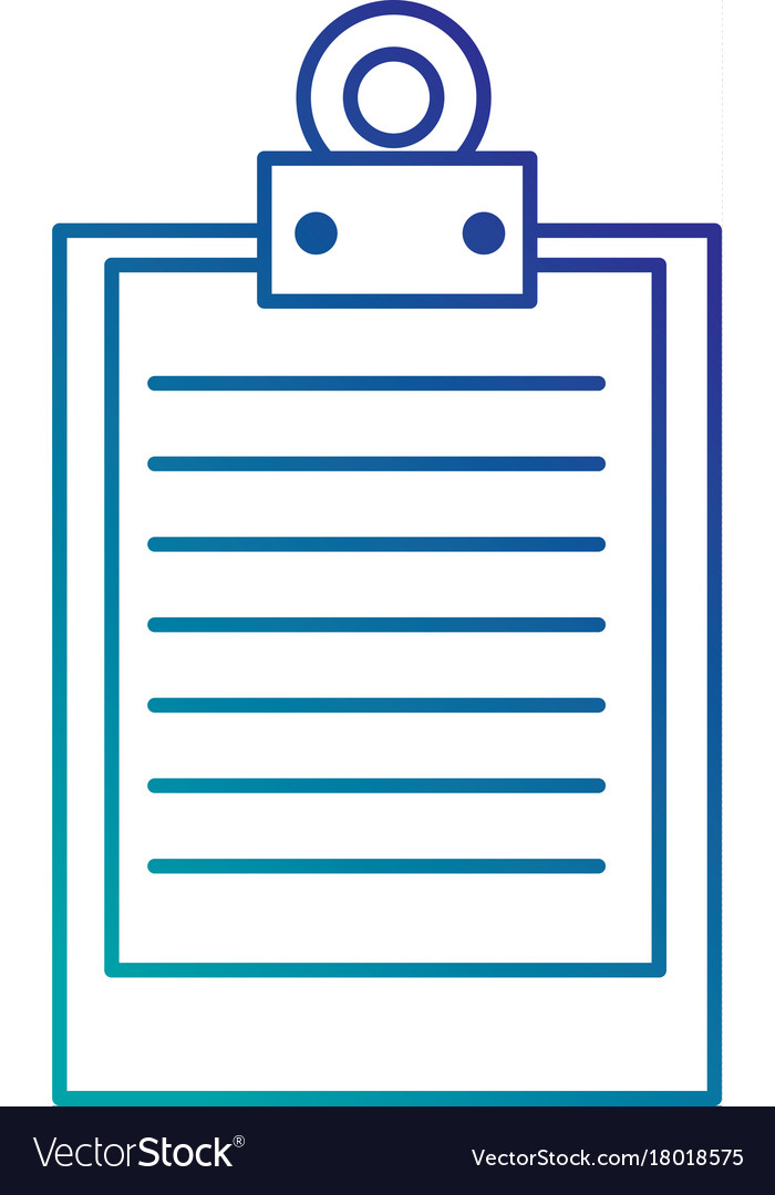Clipboard document isolated icon
